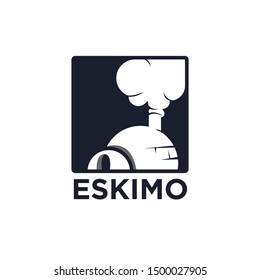 Igloo Snow House Eskimo Logo Design