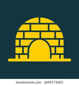 Igloo moderno vetor arte design lindo incrível design colorido útil illustration.eps