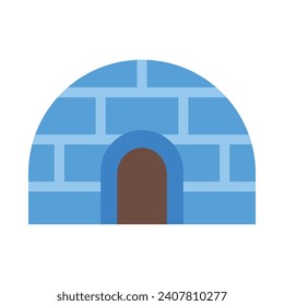 Igloo Vector Flat Icon For Personal And Commercial Use.
