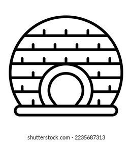 Igloo vector icon design in trendy style
