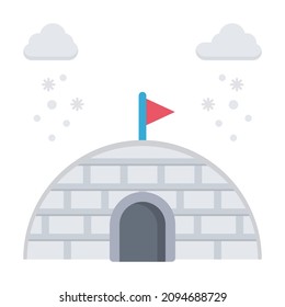 igloo vector icon  Which Can Easily Modify Or Edit 

