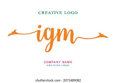 IGM lettering logo is simple, easy to understand and authoritative