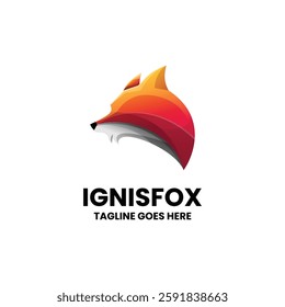 Ignis Fox Gradient Colorful Logo