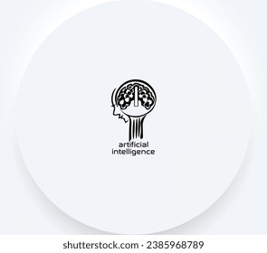 Ignite innovation in your brand with our AI-themed logotypes. Explore the future of design in our diverse and dynamic collection!