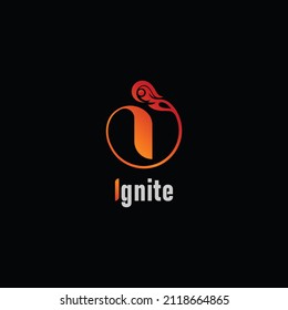 Ignite Logo Design. Simple And Modern Logo Vector