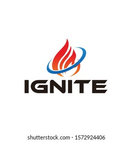 IGNITE logo and text concept