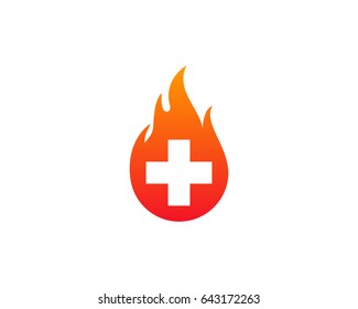 Ignite Medicine Icon Logo Design Element