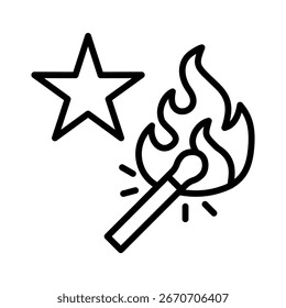 Ignite Potential Icon Element For Design