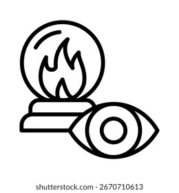 Ignite Visión Icon Elemento Para El Diseño