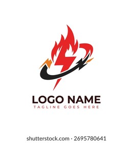Ignite your brand with a dynamic lightning bolt logo design, perfect for energy companies and innovative tech startups seeking a modern, powerful identity