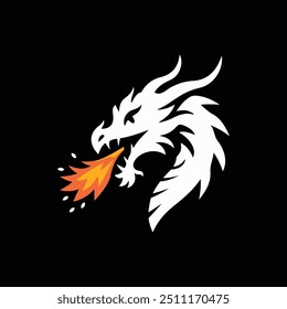 Ignite Your Brand with the Fierce Dragon Logo.
