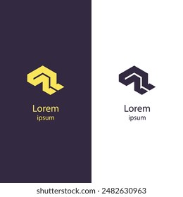 Ignite your brand with this cutting-edge abstract logo. Fully customizable colors and text let you create a unique identity. Perfect for capturing attention and standing out in the market.