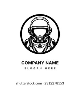 Ignite your brand's journey with our captivating astronaut illustration logo. Capturing the essence of ambition, discovery, and limitless possibilities