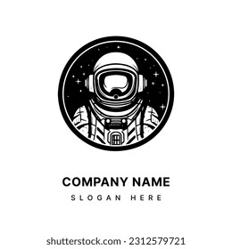Ignite your brand's journey with our captivating astronaut illustration logo. Capturing the essence of ambition, discovery, and limitless possibilities