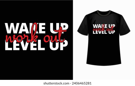 Ignite your motivation with our "Wake up work out level up" t-shirt! . Perfect for those who want to inspire and be inspired. Grab yours now and let's crush those goals together!
