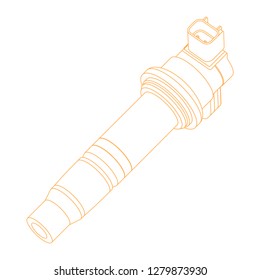 Ignition coil auto part