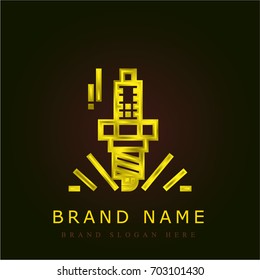 Ignition golden metallic logo