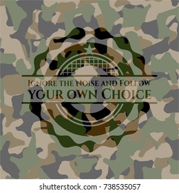 Ignore the Noise and Follow your own Choice on camouflaged texture