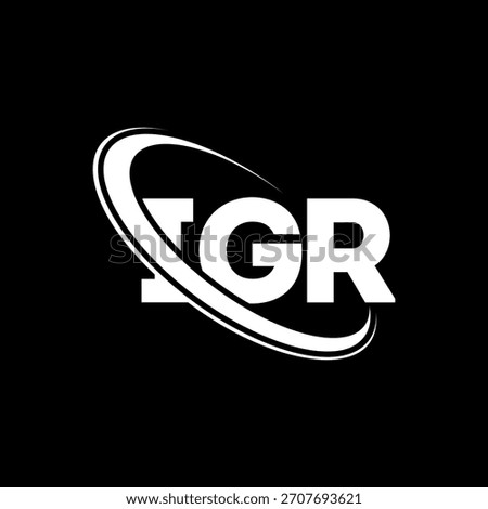 IGR logo. IGR letter. IGR letter logo design. Initials IGR logo linked with circle and uppercase monogram logo. IGR-typography for technology, business and real estate brand.