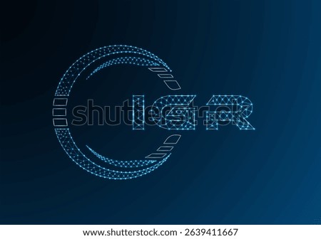 IGR low poly letter logo vector design. IGR lower poly logo design. Low poly logo.
