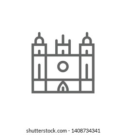 Igreja de santa luzia icon. Element of Portugal icon. Thin line icon for website design and development, app development. Premium icon