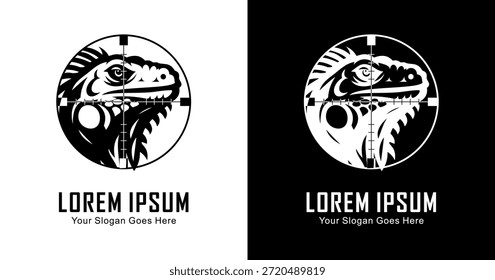 Diseño del logo de Iguana actualmente en la foto