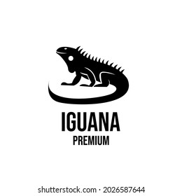 Iguana Logo Icon Design Illustration Vector