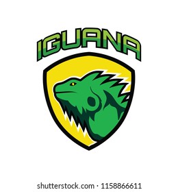 iguana logo for your business, vector illustration