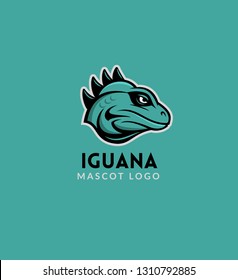 Iguana Mascot Logo