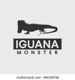 iguana silhouette