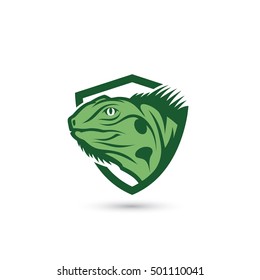 Iguana symbol - vector illustration

