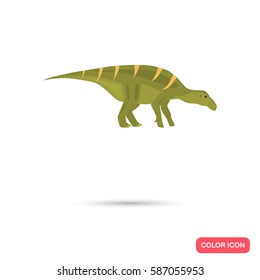 Iguanodon color flat icon for web and mobile design