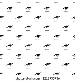 Iguanodone pattern seamless vector repeat geometric for any web design