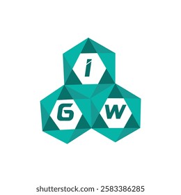 IGW creative minimalist letter logo. IGW unique vector initials alphabet letter logo design
