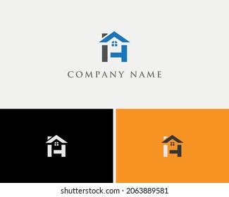 IH House Logo Design Template 