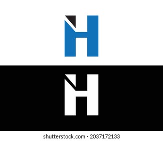 IH Letter Logo Design Creative Modern Vector.