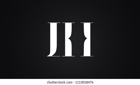 IH Letter Logo Design Template Vector