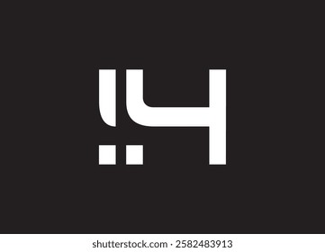 IH letterr logo and  initial logo design