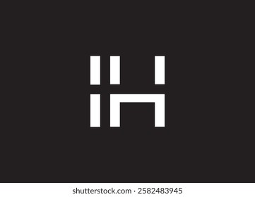 IH letterr logo and  initial logo design