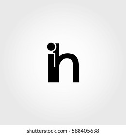 ih lowercase logo black interrelated