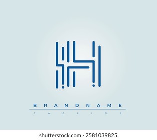 IH Technology Letter Logo Template. This tech letter logo is a graphic mark that uses letters to represent a technology company.