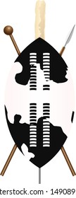 IHawu. A traditional Zulu shield