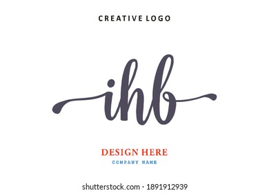 IHB lettering logo is simple, easy to understand and authoritative