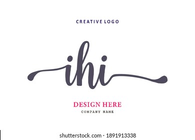 IHI lettering logo is simple, easy to understand and authoritative