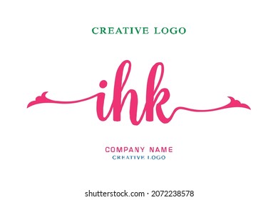 IHK lettering logo is simple, easy to understand and authoritative