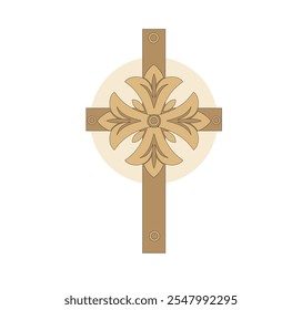 IHS GOLD EMBROIDERY FOR LITURGICAL CLOTHES AND SACRED CEREMONIES. SACRED CATHOLIC SYMBOLS IN ANCIENT STYLE WITH GOLDEN DECORATIONS