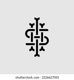 vector de diseño de logotipo de símbolo IHS