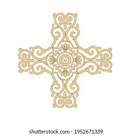 Ihs Symbols Catholic Church Crosses Decorated Stock Vector (Royalty ...