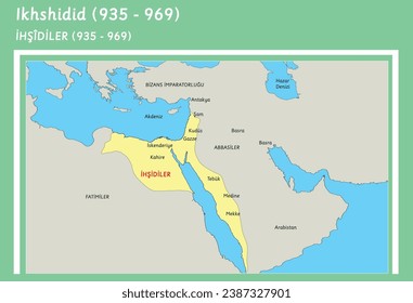 ihshids map vector history turkey