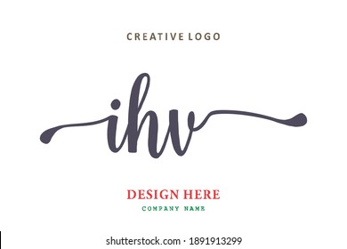 IHV lettering logo is simple, easy to understand and authoritative